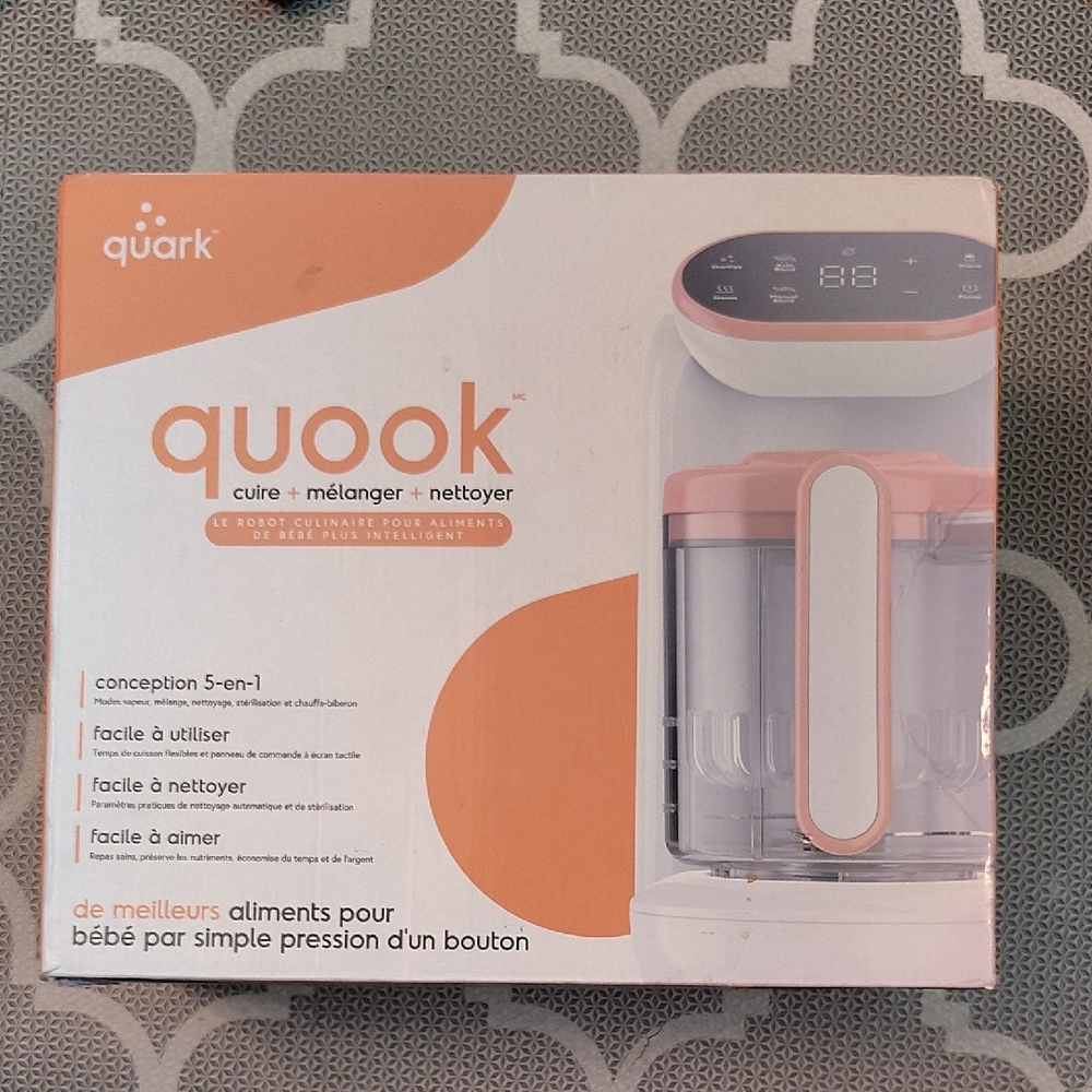 Quark Quook Baby Food Maker BNIB